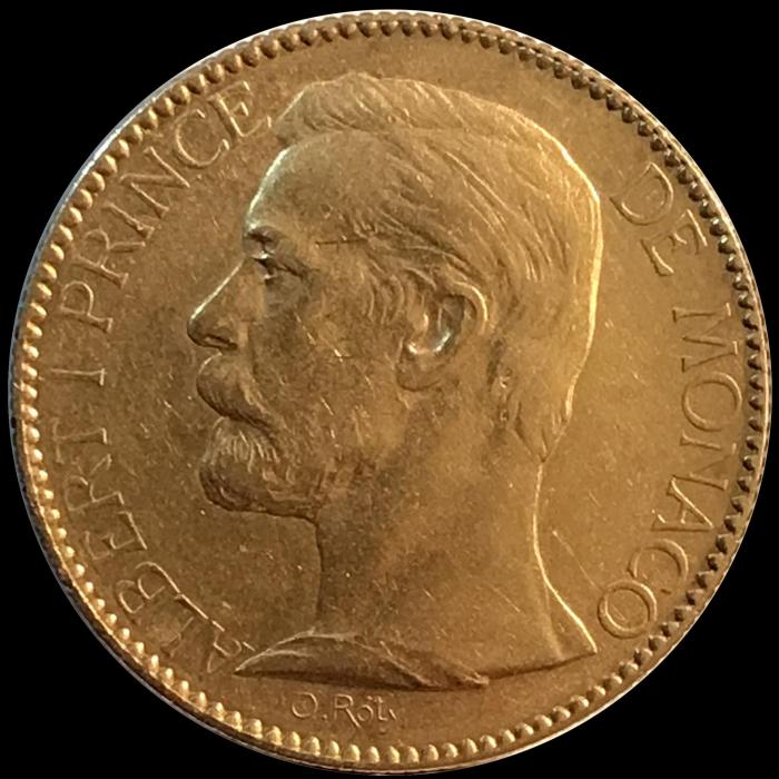 1896a albert i 100 francs avers